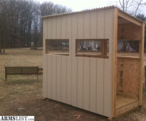 metal shooting house plans|4x8 deer shooting house plans.